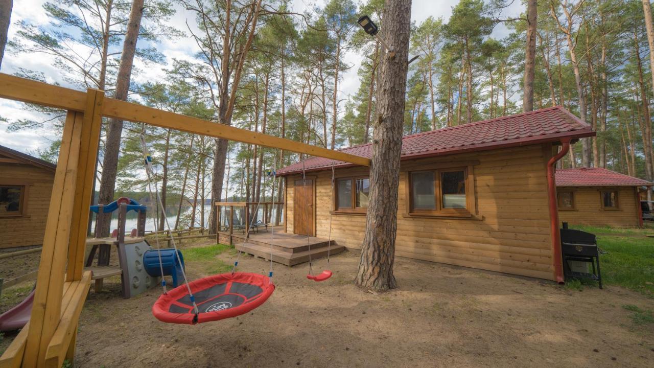 Sloneczny Domek Borsk Nr 2 I 15 - Nad Samym Jeziorem W Pierwszej Linii 외부 사진
